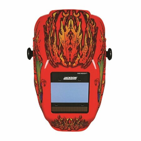 JACKSON SAFETY Welding Helmet, Insight, Flaming Butterfly, ADF 46109